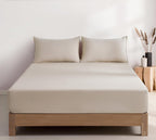 100% Vintage Washed Microfibre Fitted Sheet Set – Ultra Soft & Lightweight All-Season