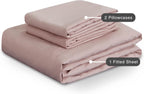 100% Vintage Washed Microfibre Fitted Sheet Set – Ultra Soft & Lightweight All-Season