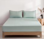 100% Vintage Washed Microfibre Fitted Sheet Set – Ultra Soft & Lightweight All-Season