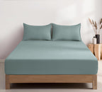 100% Vintage Washed Microfibre Fitted Sheet Set – Ultra Soft & Lightweight All-Season