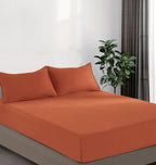 100% Vintage Washed Microfibre Fitted Sheet Set – Ultra Soft & Lightweight All-Season