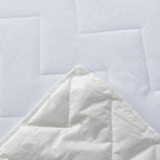 100% Ultra-Soft Cotton Quilted Anti-Microbial Mattress Cover Protector - Single Size