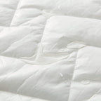 100% Ultra-Soft Cotton Quilted Anti-Microbial Mattress Cover Protector - Single Size