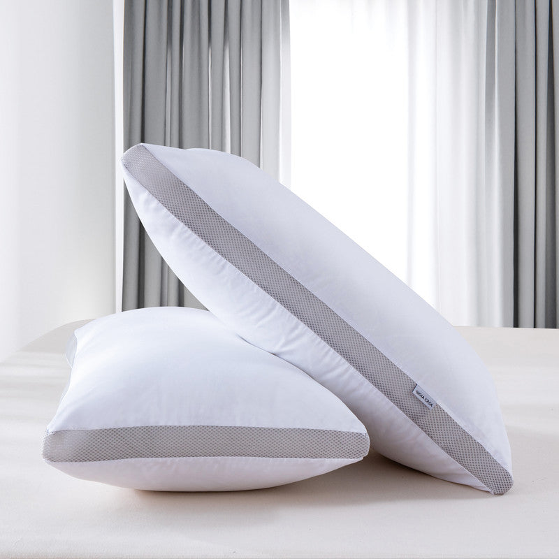 Luxurious Bamboo Cooling Plush Pillows Twin Pack