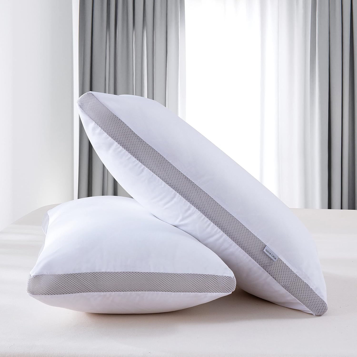Bamboo Cooling Pillows Twin Pack