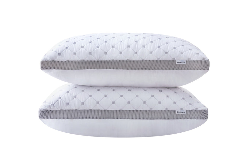 Luxury Bamboo Cooling Plush Pillow Twin Pack