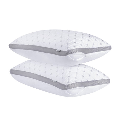 Luxury Bamboo Cooling Plush Pillow Twin Pack