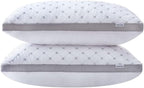 Premium Bamboo Cooling Plush Down-Like Pillows - Twin Pack