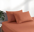 100% Vintage Washed Cotton Fitted Sheet Combo Set – Ultra Soft, Breathable, Machine Washable