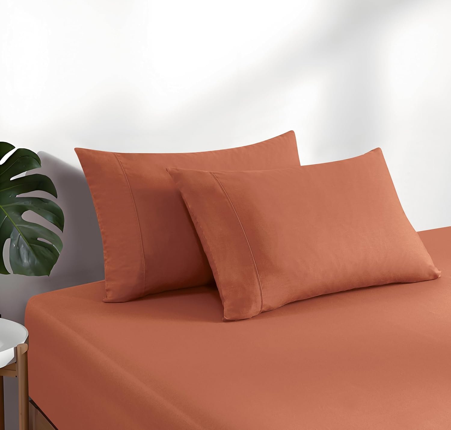 100% Vintage Washed Cotton Fitted Sheet Combo Set – Ultra Soft, Breathable, Machine Washable