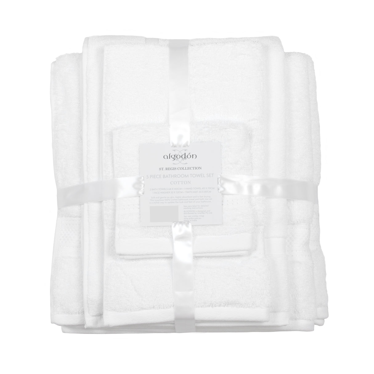 St Regis Collection Towel Pack Luxury Hotel-Quality Soft Cotton Bath and Hand Towels
