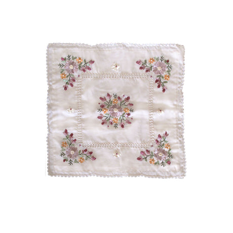 Victoriana Applique Embroidered Decorative Cushion Cover for Home and Living