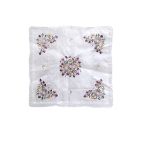 Victoriana Applique Embroidered Decorative Cushion Cover for Home and Living
