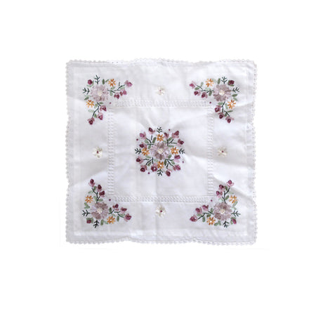 Victoriana Applique Embroidered Decorative Cushion Cover for Home and Living