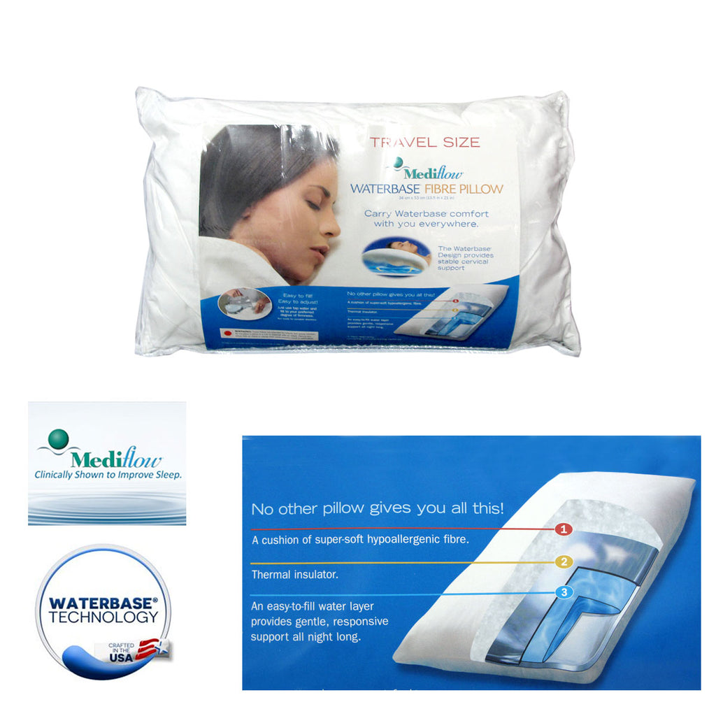 Mediflow Travel Waterbase Pillow 33x53 cm
