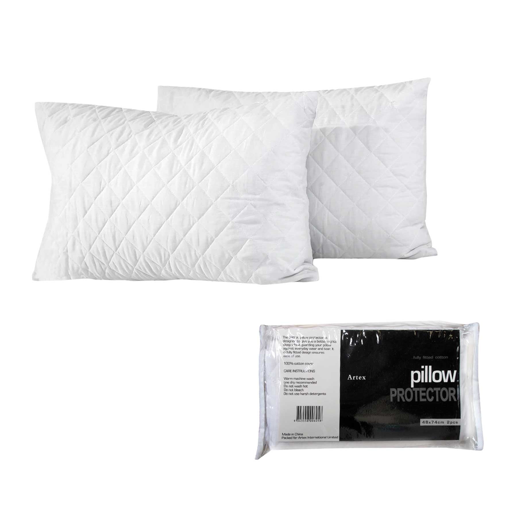 Artex Cotton Standard Pillow Protectors
