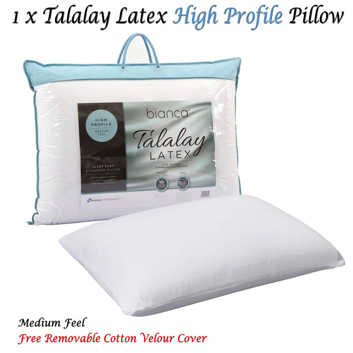 Bianca Talalay High Profile Latex Pillow