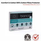 Bianca Comfort 100% Cotton Pillow Protector Twin Pack