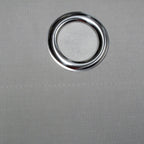 Linen Cotton Coated Eyelet Curtains - Grey