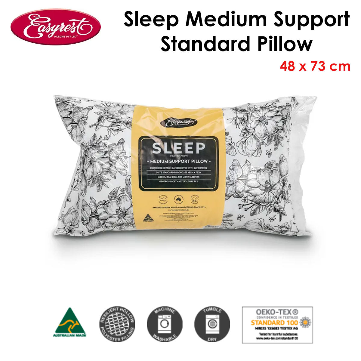 Easyrest Sleep Medium Support Pillow