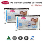 Easyrest Microfibre Gusseted Pillows - 2 Pack