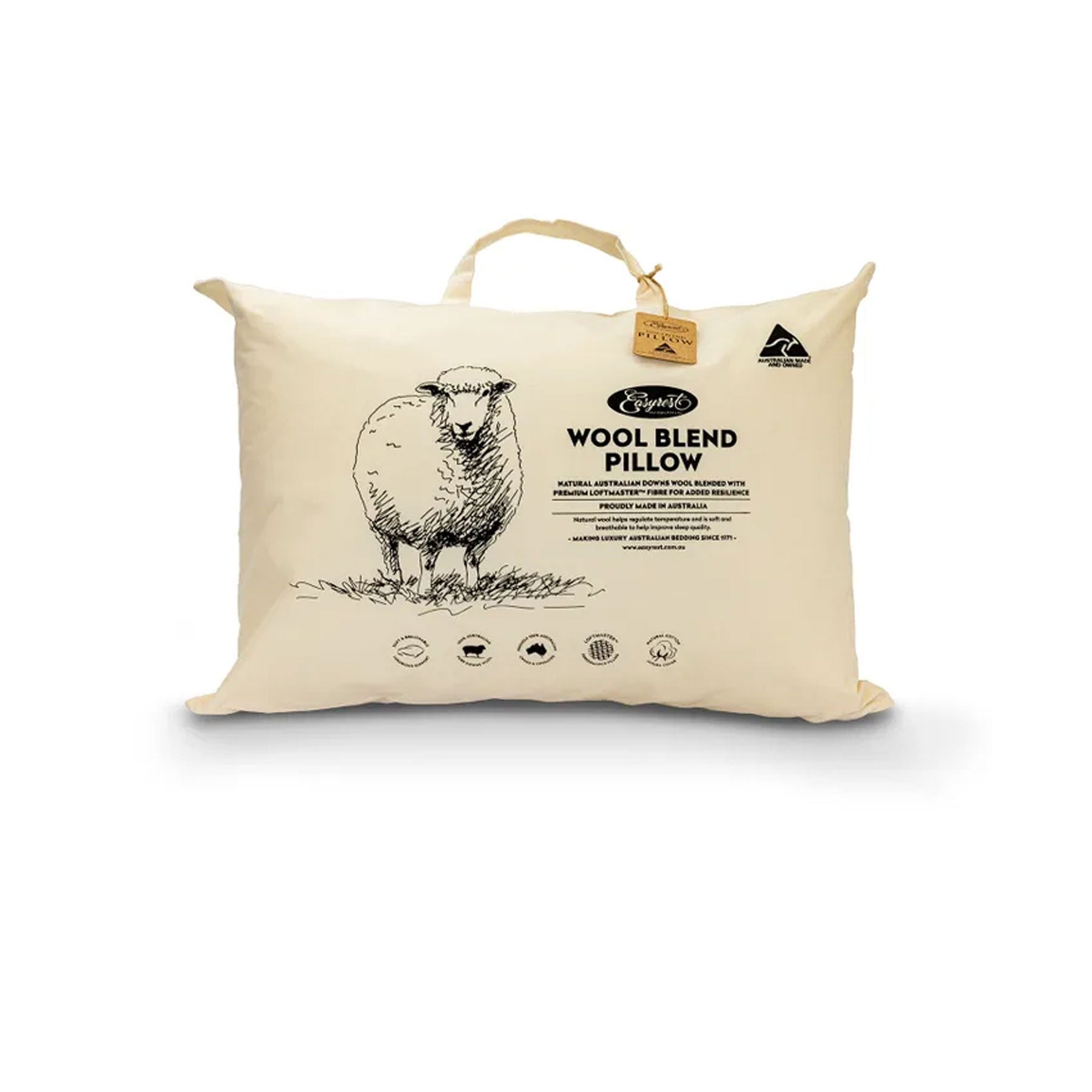 Easyrest Eco-Friendly Wool Blend Pillow