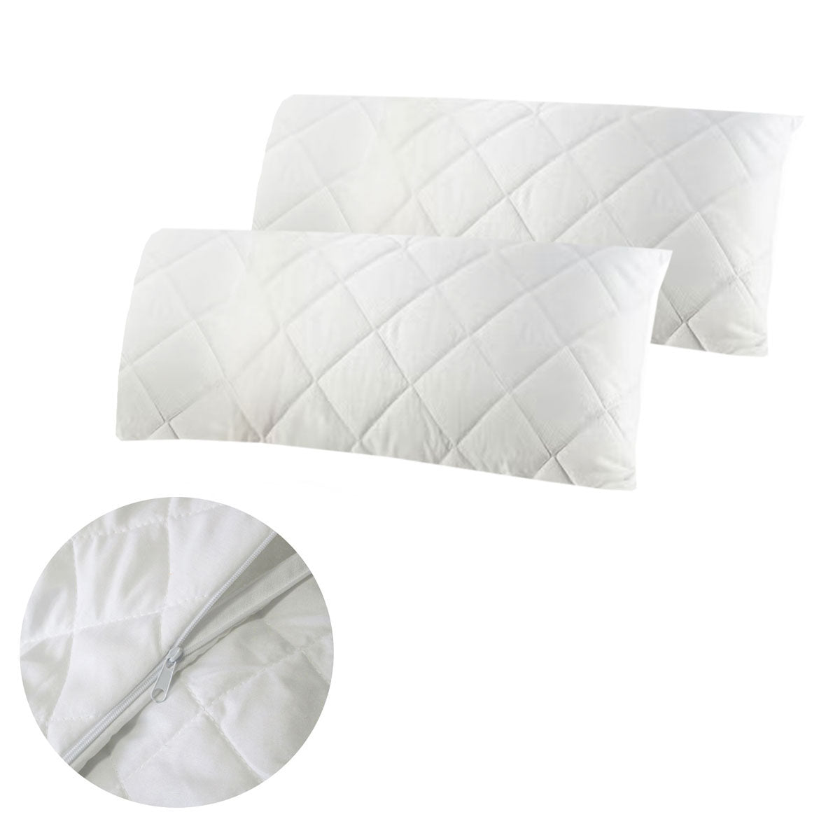 Easyrest King Quilted Pillow Protectors - Pair