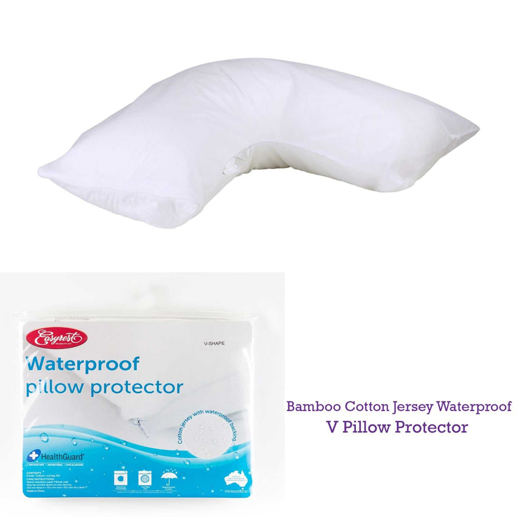 Easyrest Waterproof Bamboo Cotton V Pillow Protector