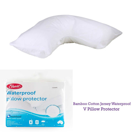Easyrest Waterproof Bamboo Cotton V Pillow Protector