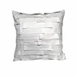 Accessorize Pleats White 45x45 cm Square Filled Cushion