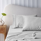 Accessorize 400TC Bamboo Cotton Mega / Super Sheet Set for Bed Linen Collection
