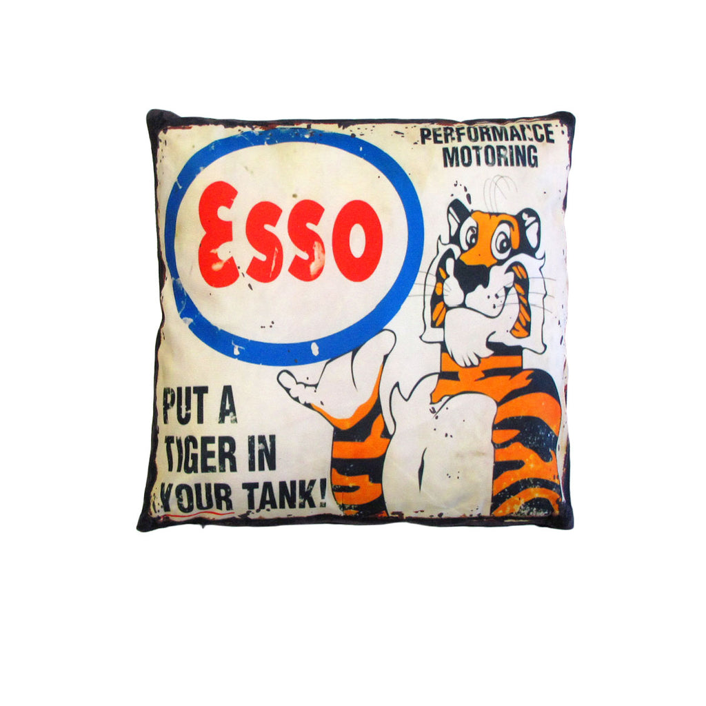 Australian Mancave Retro Cushion Collection Vintage Automotive & Retro Logos Range