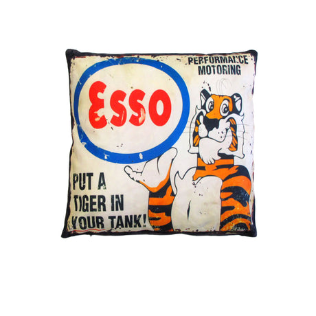 Australian Mancave Retro Cushion Collection Vintage Automotive & Retro Logos Range