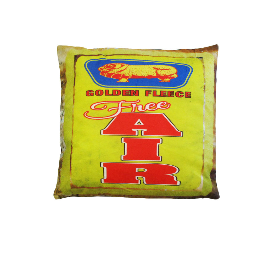 Australian Mancave Retro Cushion Collection Vintage Automotive & Retro Logos Range