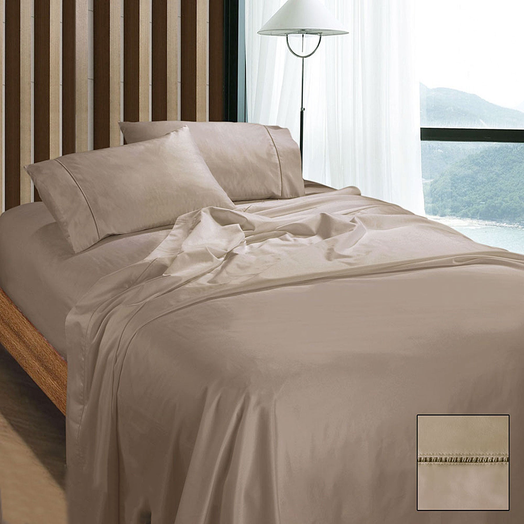 Ramesses 1100TC Egyptian Cotton Sateen Sheet Set Premium Luxury Bedding Collection
