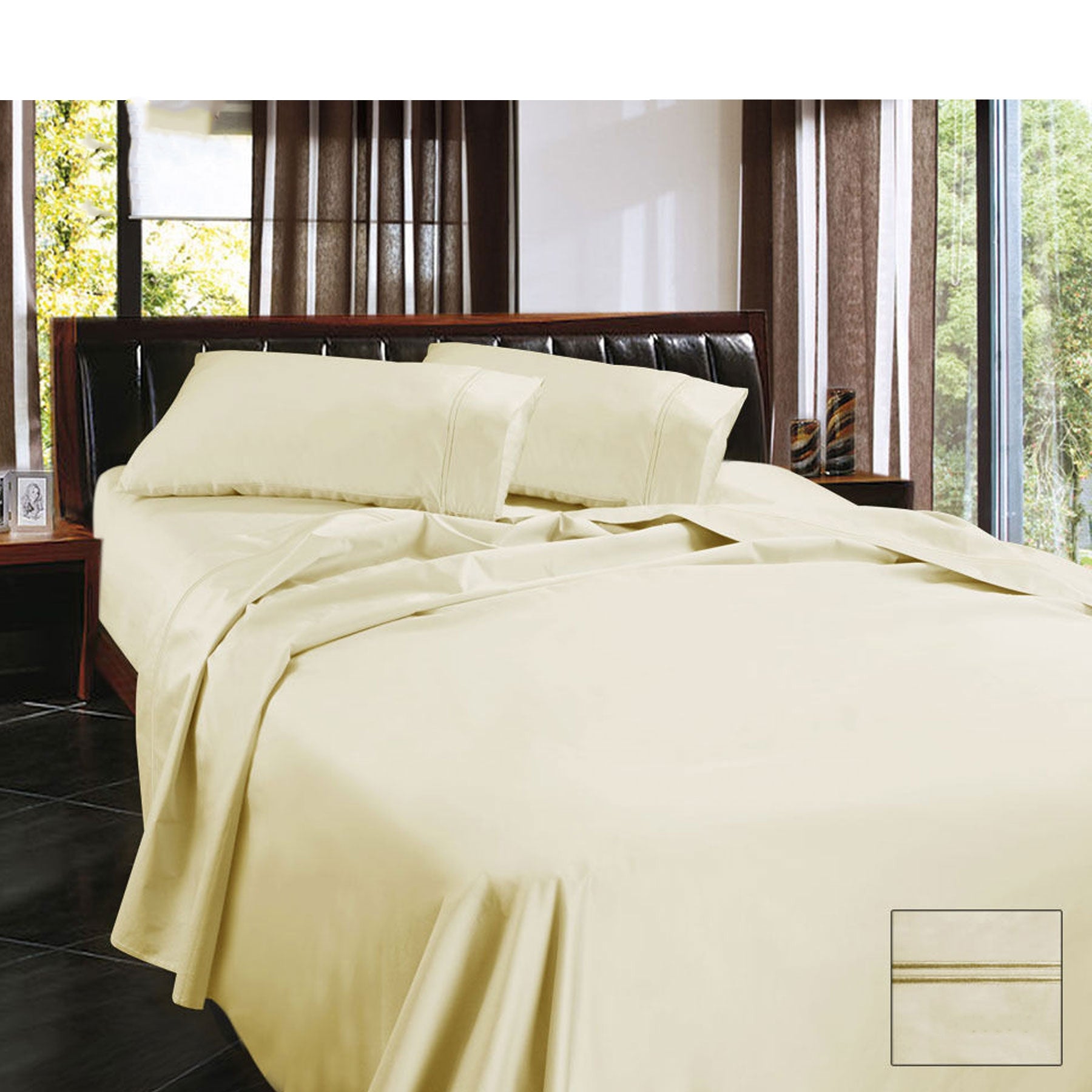 Ramesses 1450TC Egyptian Cotton Sateen Sheet Set - Premium Luxury Bedding Collection