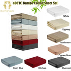 Ramesses 400TC Bamboo/Cotton Sheet Set Luxury Bedding Collection Hotel Quality