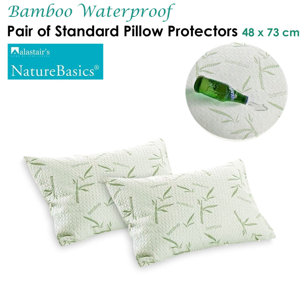Alastairs Bamboo Waterproof Pillow Protectors