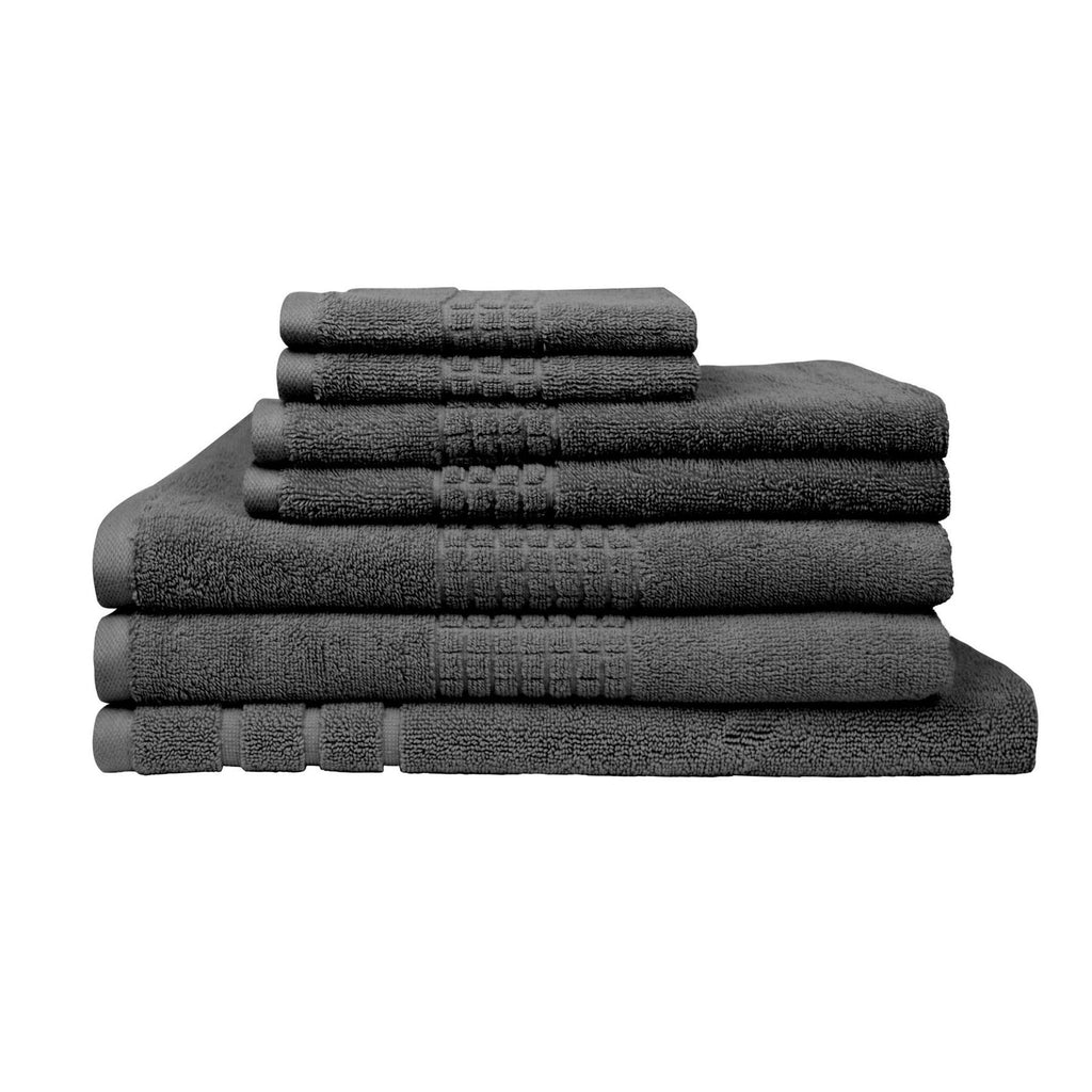 Rans Montage 7 Piece Cotton Bath Towel Set - Premium Soft Absorbent Towels for Home