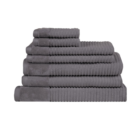 Royal Excellency 7 Piece Cotton Bath Towel Set - Luxury Absorbent Soft Hotel Quality