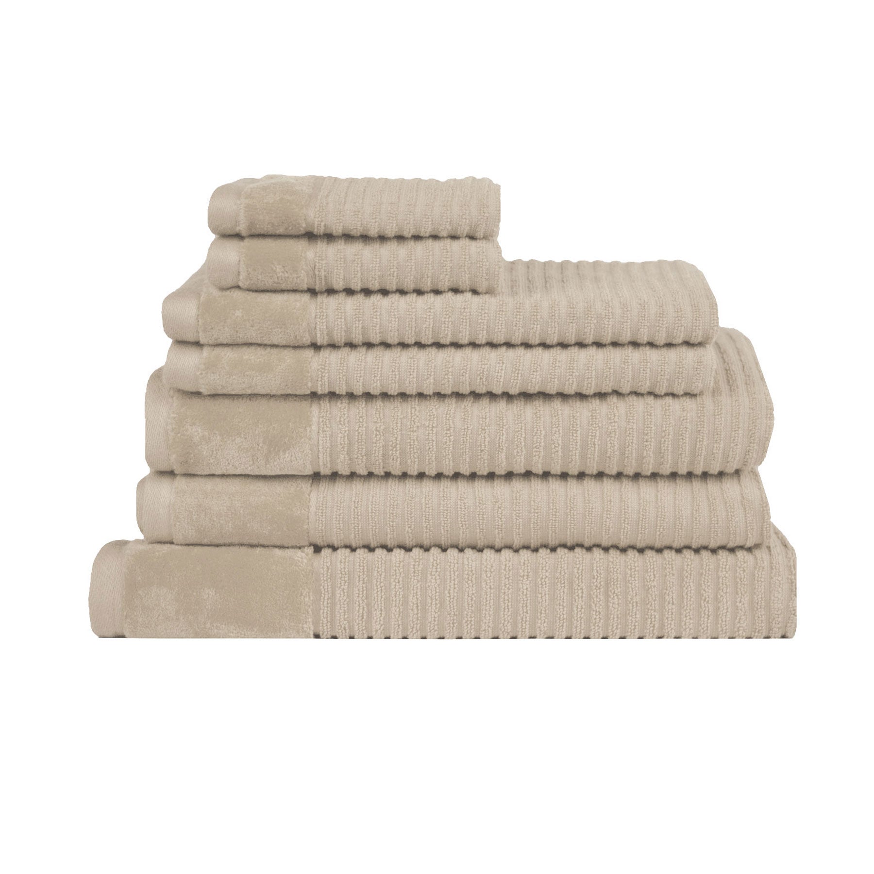 Royal Excellency 7 Piece Cotton Bath Towel Set - Luxury Absorbent Soft Hotel Quality