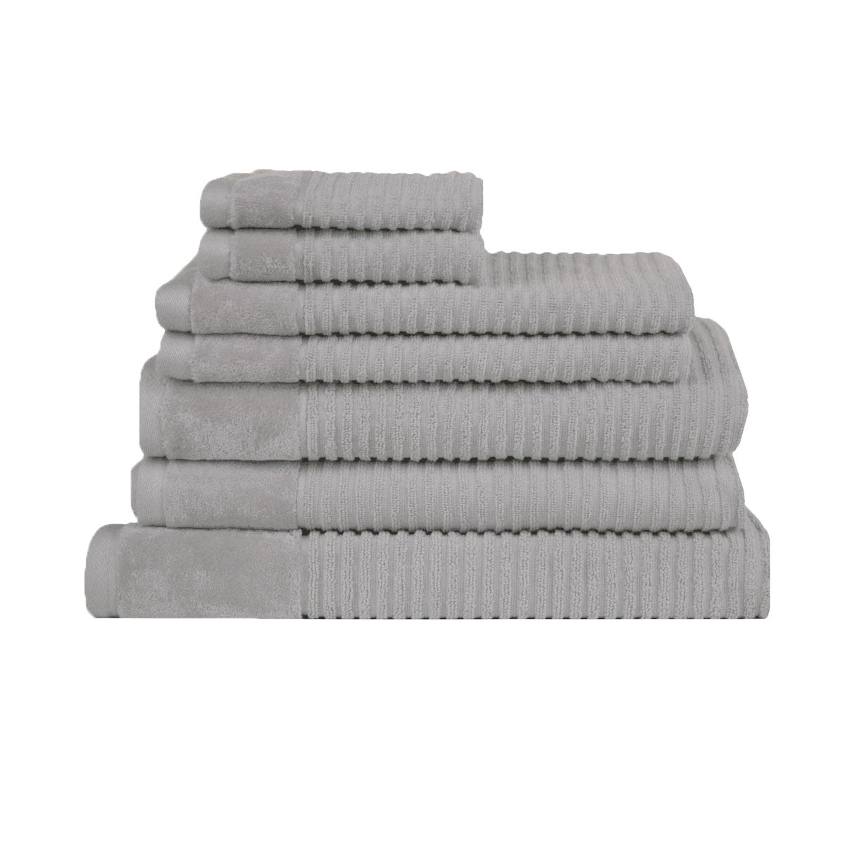 Royal Excellency 7 Piece Cotton Bath Towel Set - Luxury Absorbent Soft Hotel Quality