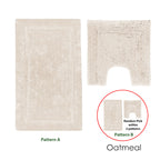 2200GSM 2 Pce Axel 100% Cotton Bath Mat Set - Plush Luxury Bathroom Mats