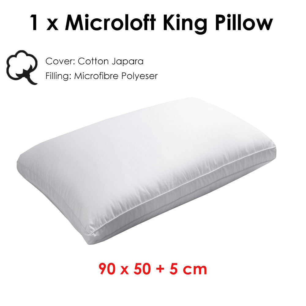 Jason Microloft Cotton King Pillow 90x50 cm