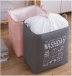 Ex-Large Collapsible Laundry Basket - Grey