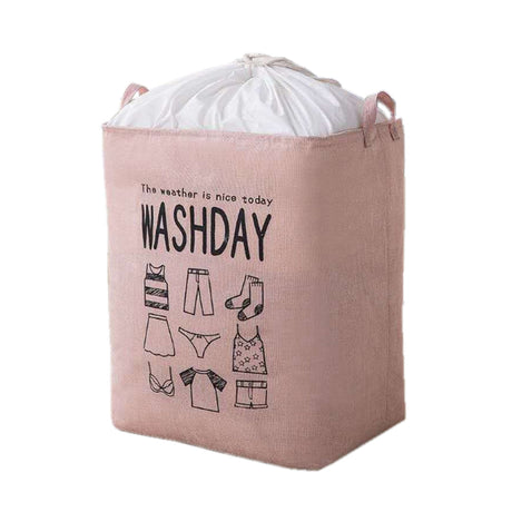 Ex-Large Collapsible Laundry Basket - Pink
