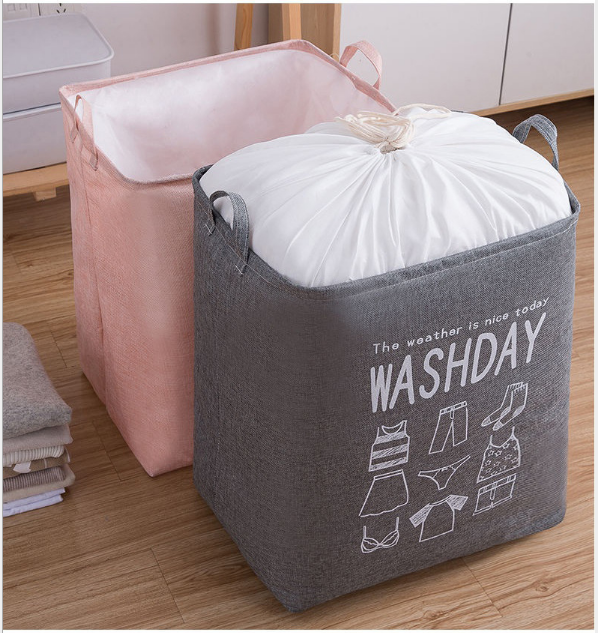 Ex-Large Collapsible Laundry Basket - Pink