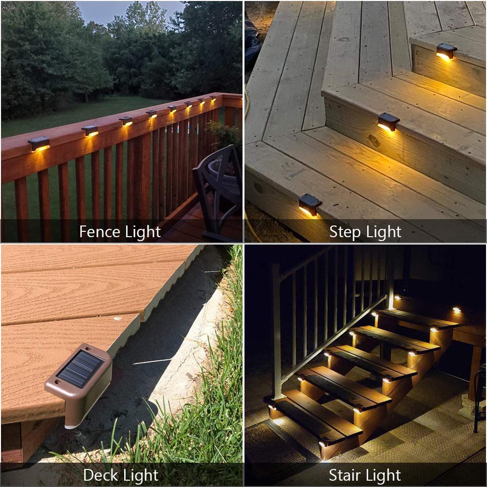 SolarPower Outdoor Deck Lights - 4 Pack