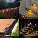 SolarPower Outdoor Deck Lights - 4 Pack