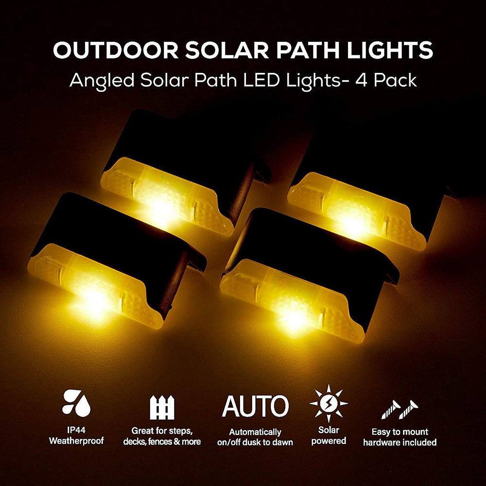 SolarPower Outdoor Deck Lights - 4 Pack